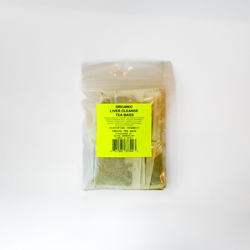 Clear plastic bag with a bright yellow label containing a small packaged item on a white background