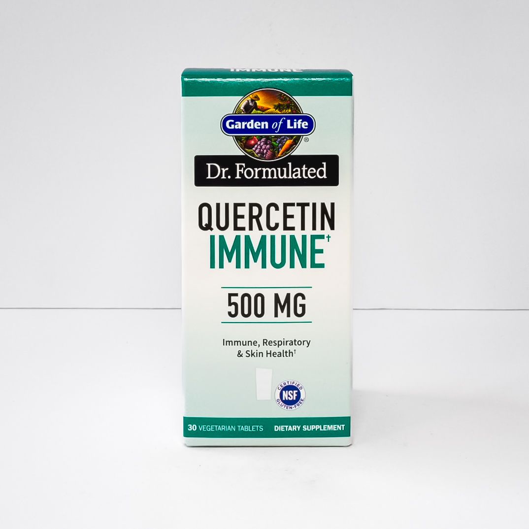 Garden of Life Dr. Formulated Quercetin Immune 500 mg supplement bottle