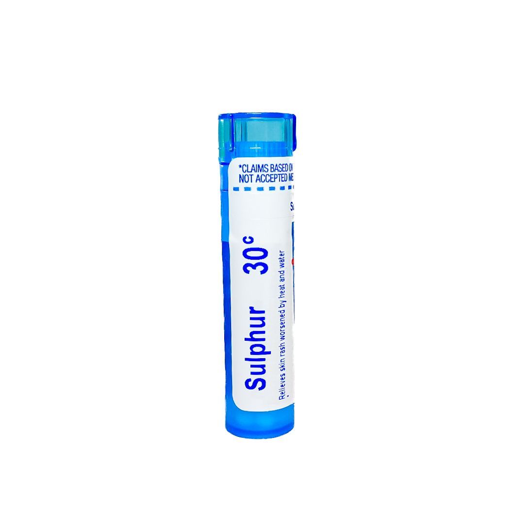 Blue Sulphur 30g tube standing upright on a white background