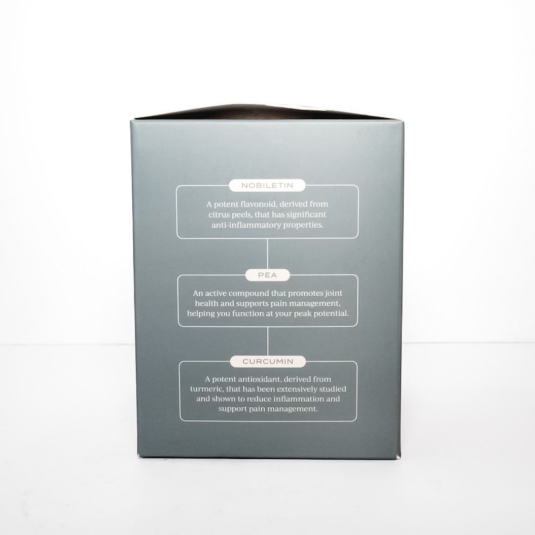 Blue-green box of GYMBIOTIKA Inflammatory Health supplement with red Tamifresh label
