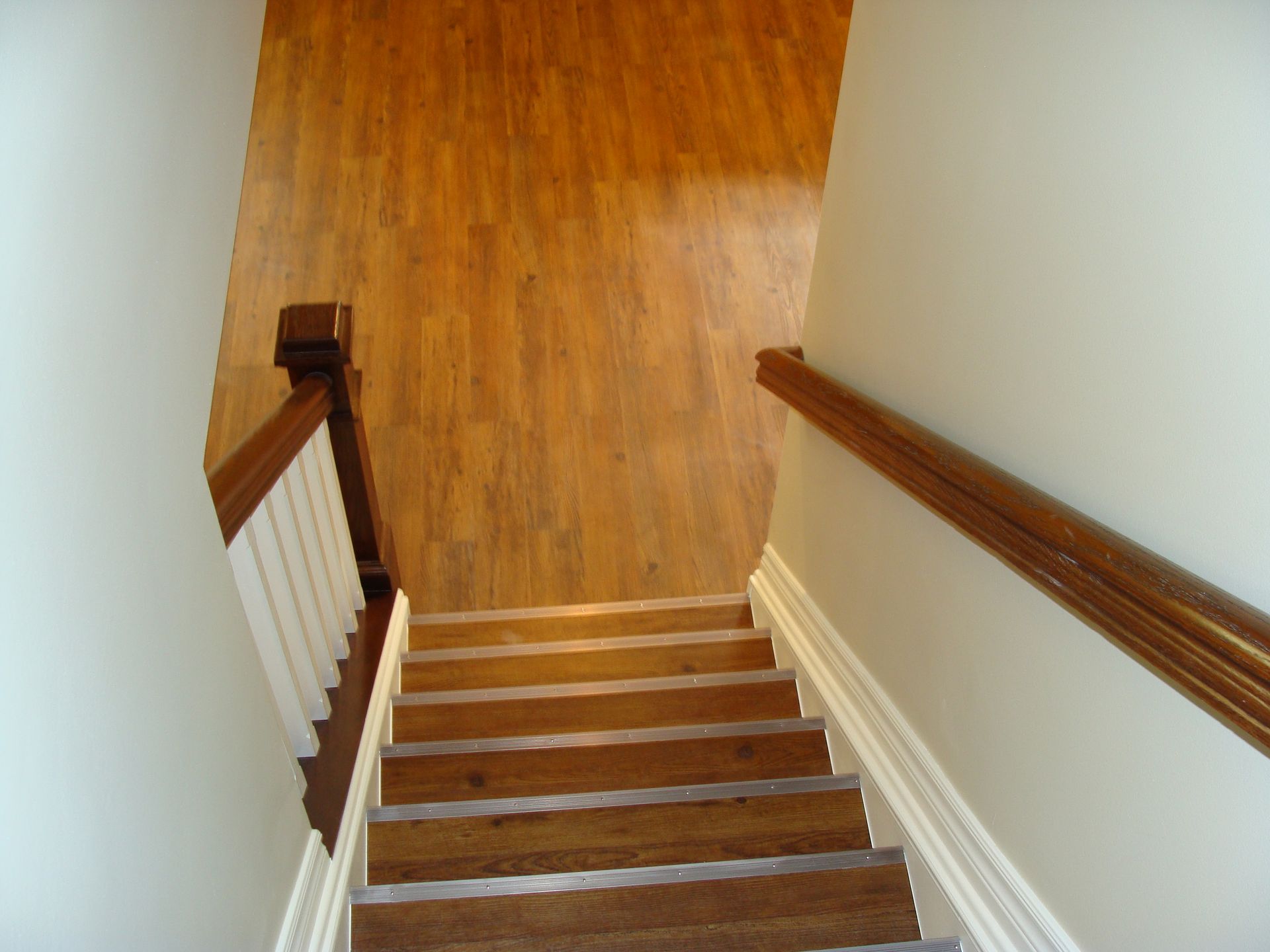 Interior construction finishing of walls and stairway - Build Your Own Home Services, LLC. 
