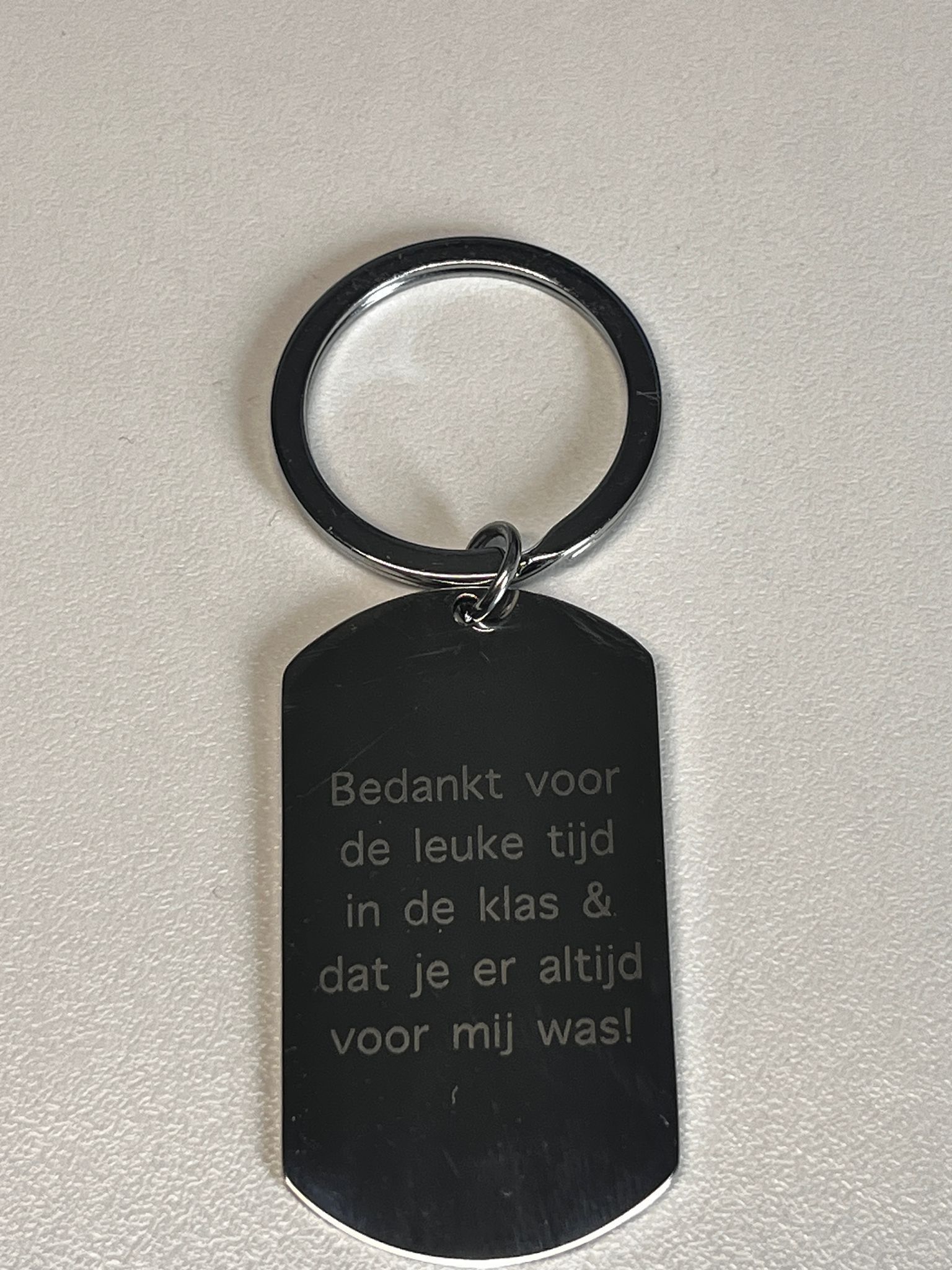 RVS sleutelhanger