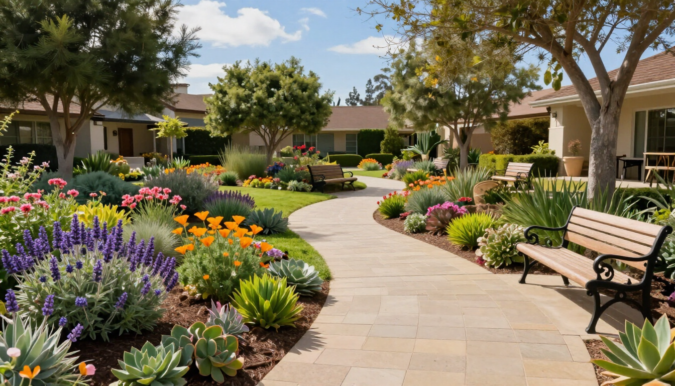 Assisted living garden