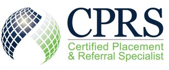 CPRS logo with blue and green globe icon and text “Certified Placement & Referral Specialist”