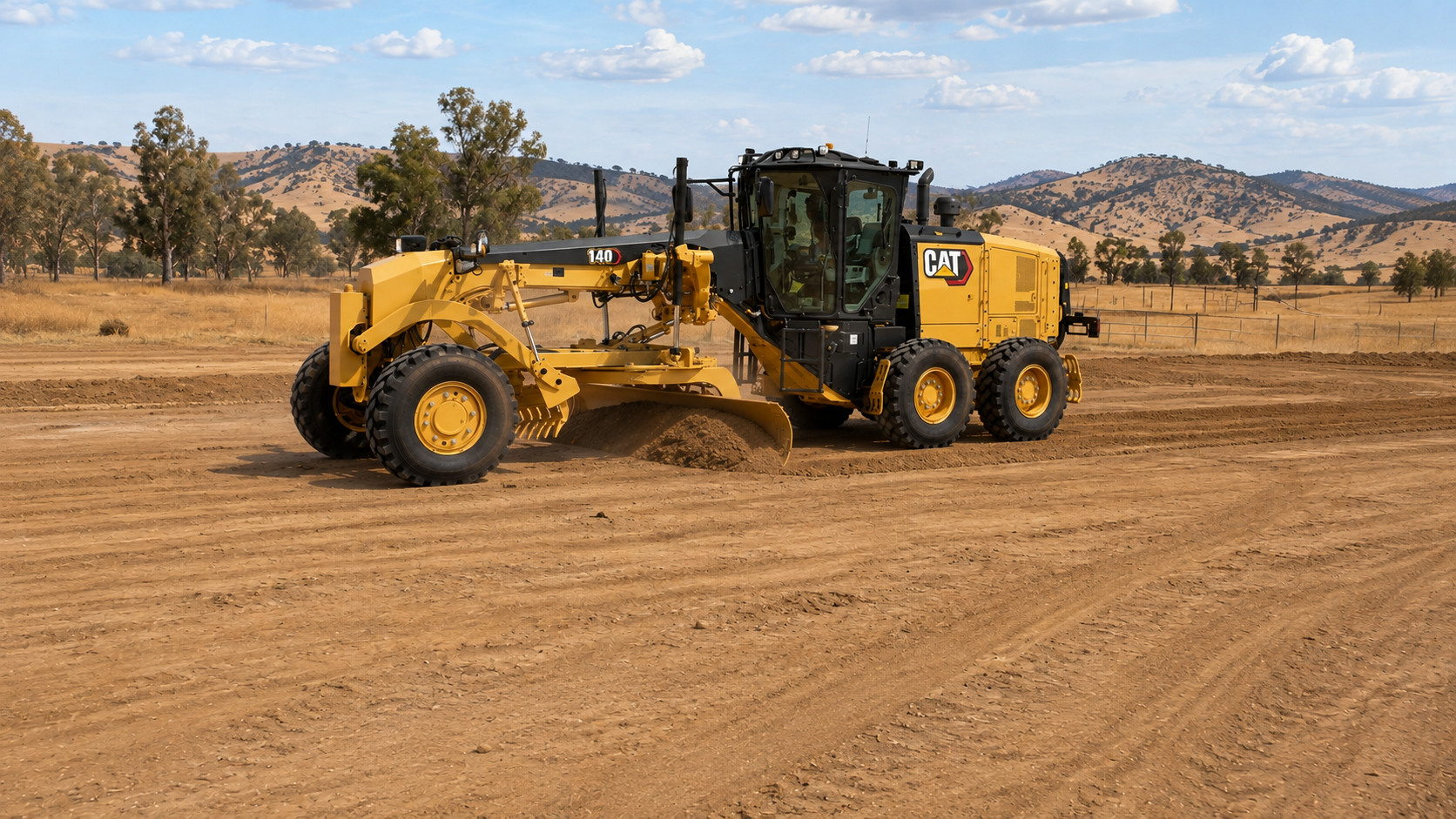 Site tidying and earthmoving