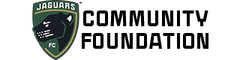 Jacksonville Jaguars Community Foundation logo with green shield and black text