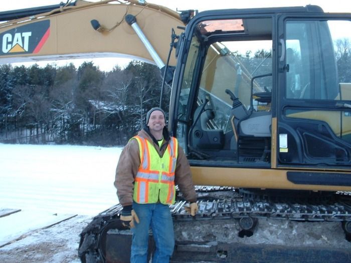 2-3-2010 This guy loves his job except when the ice cracks.