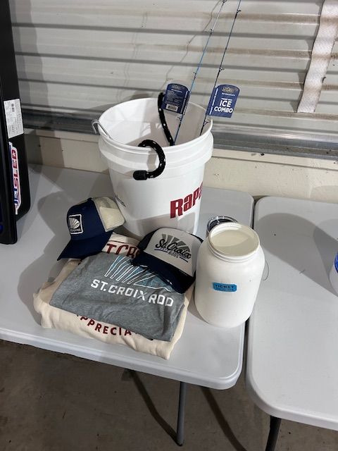Ice Fishing Contest Raffle Items