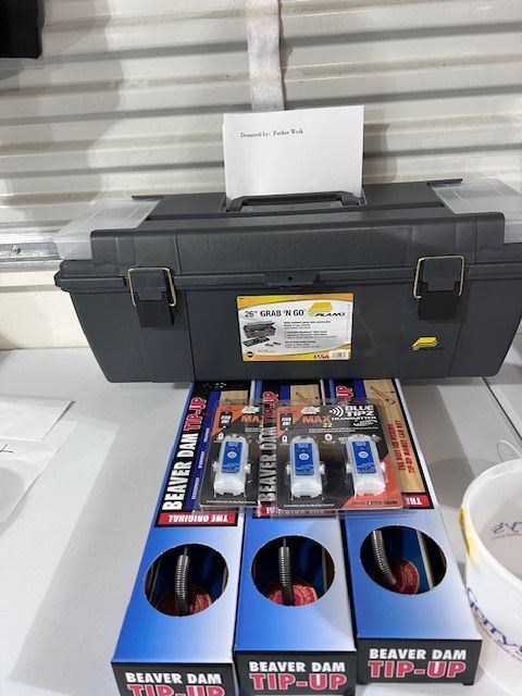 Ice Fishing Contest Raffle Items
