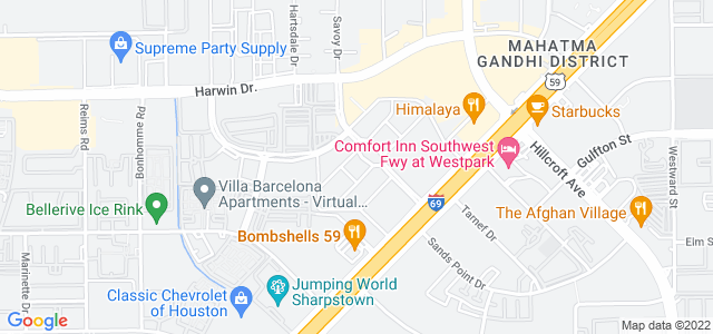 Map of business location