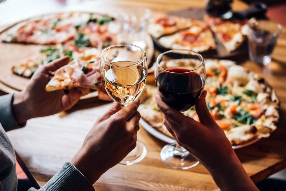 pizza e vino