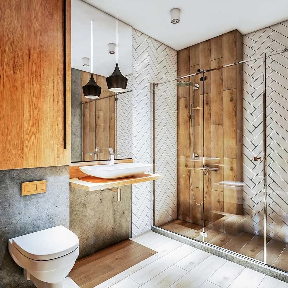 A Bathroom with A Toilet a Sink and A Shower — Custys Plumbing Services in Trinity Park, QLD
