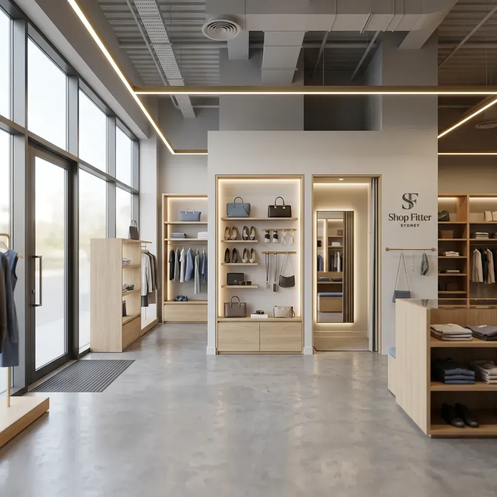 Sydney's best shop fitters showing sustainable materials.