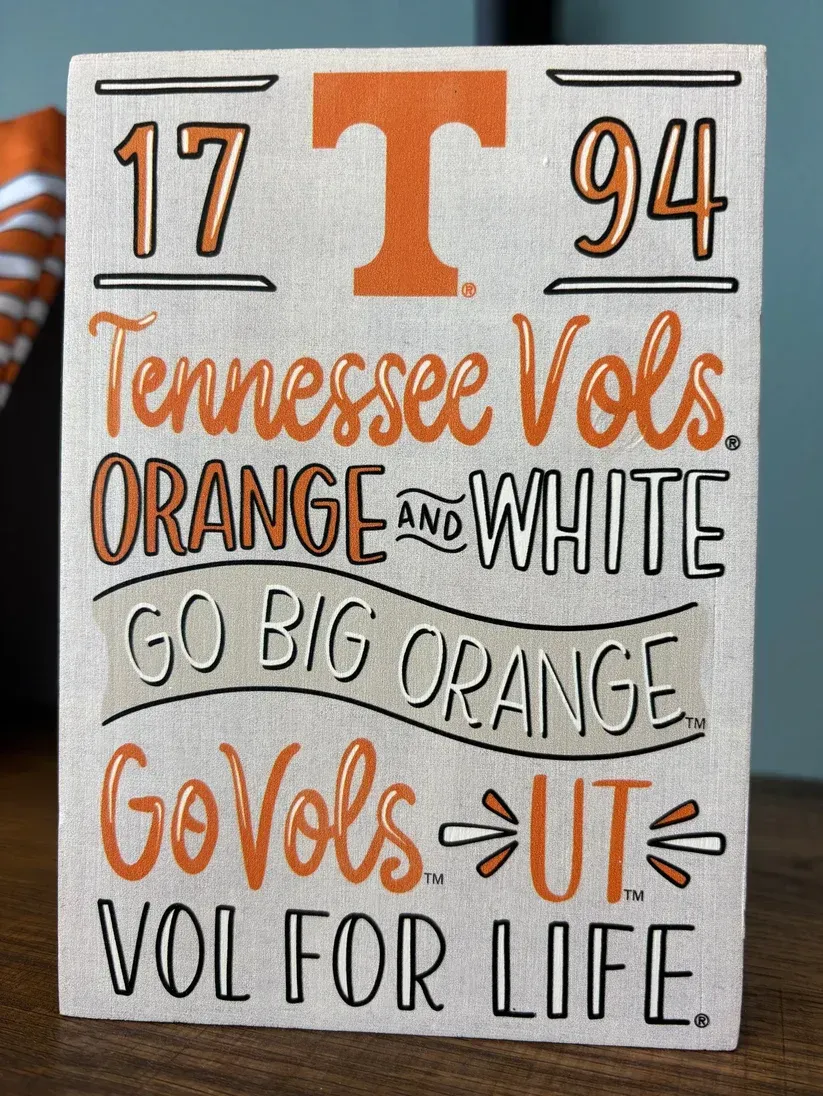 Tennessee Vols home decor