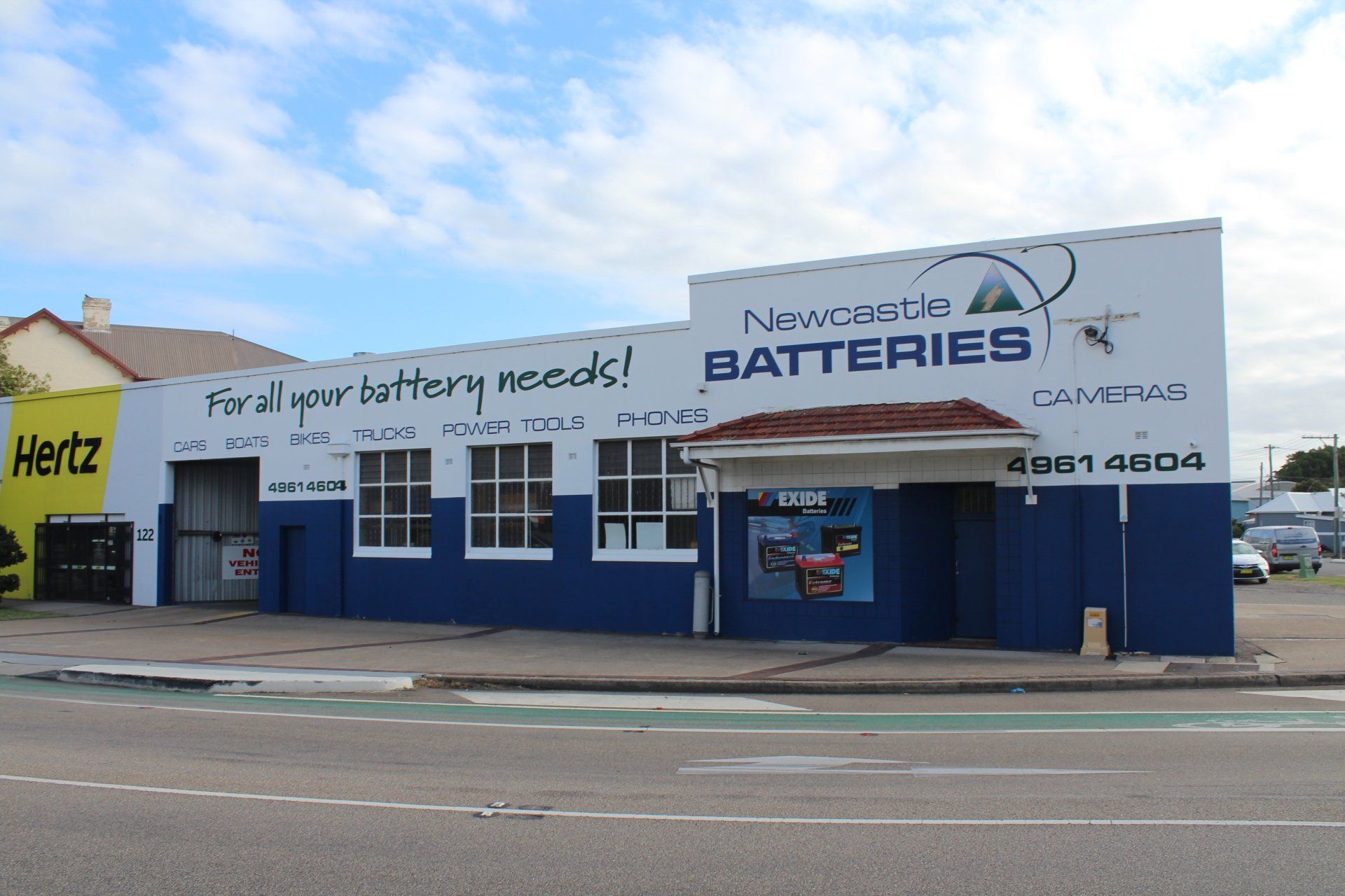 Newcastle Batteries Wickham storefront