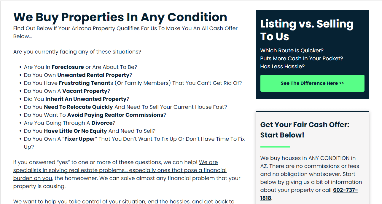 Get An AZ Home Cash Offer | Quickest Home Offer Get An AZ Home Cash Offer | Quickest Home Offer