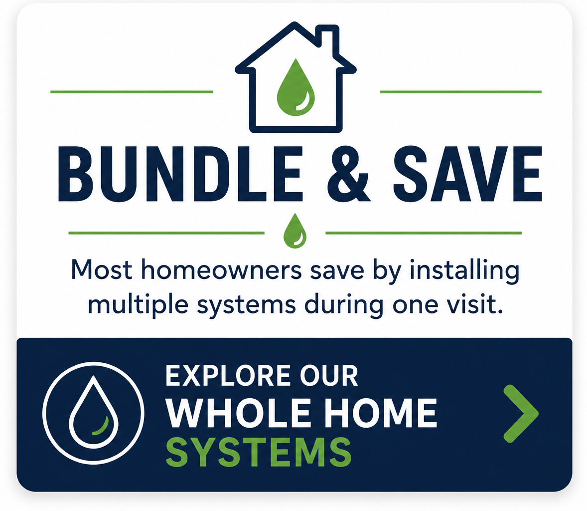 bundle and save on whole home water filtration