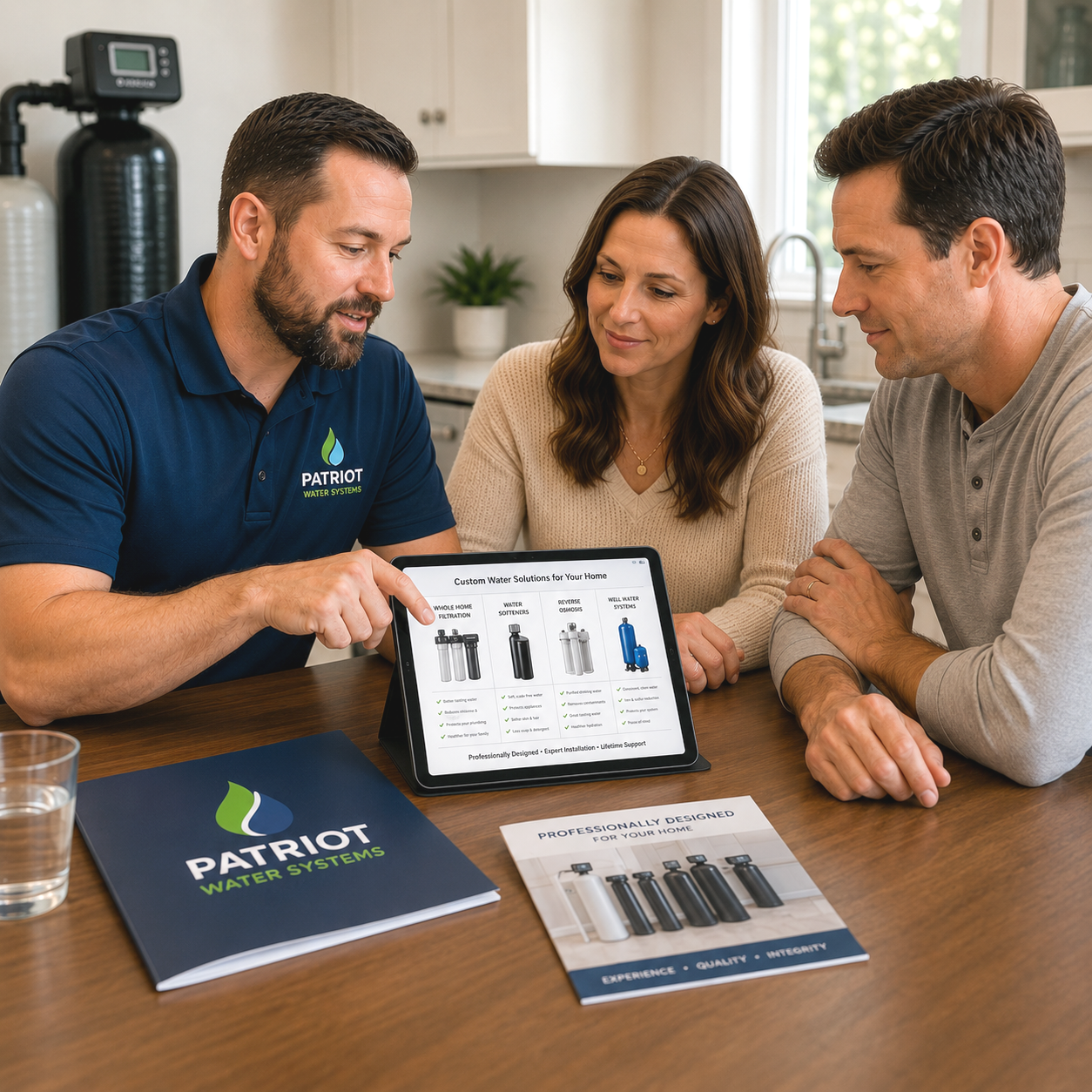 patriot water systems in home consultation