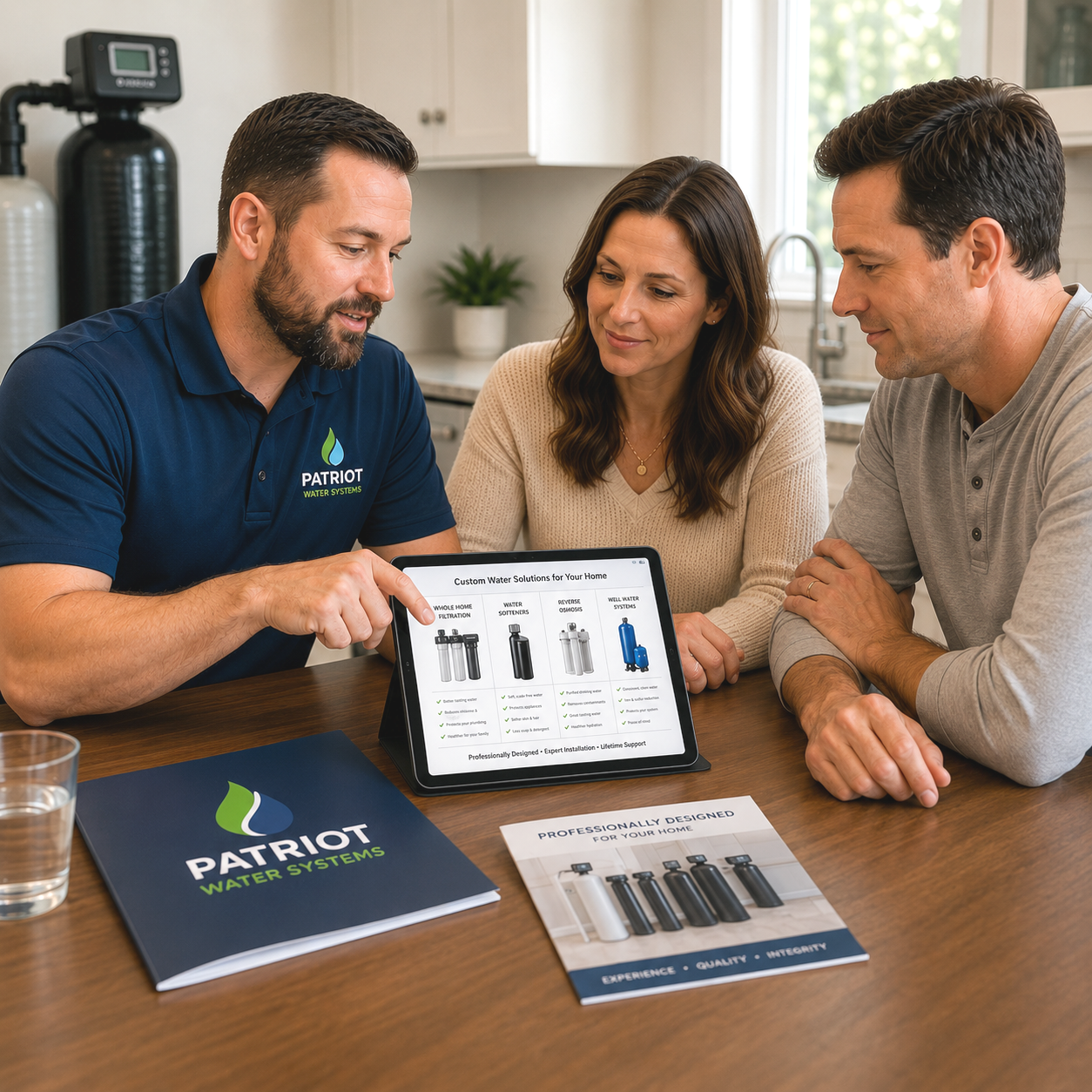 patriot water systems in home consultation