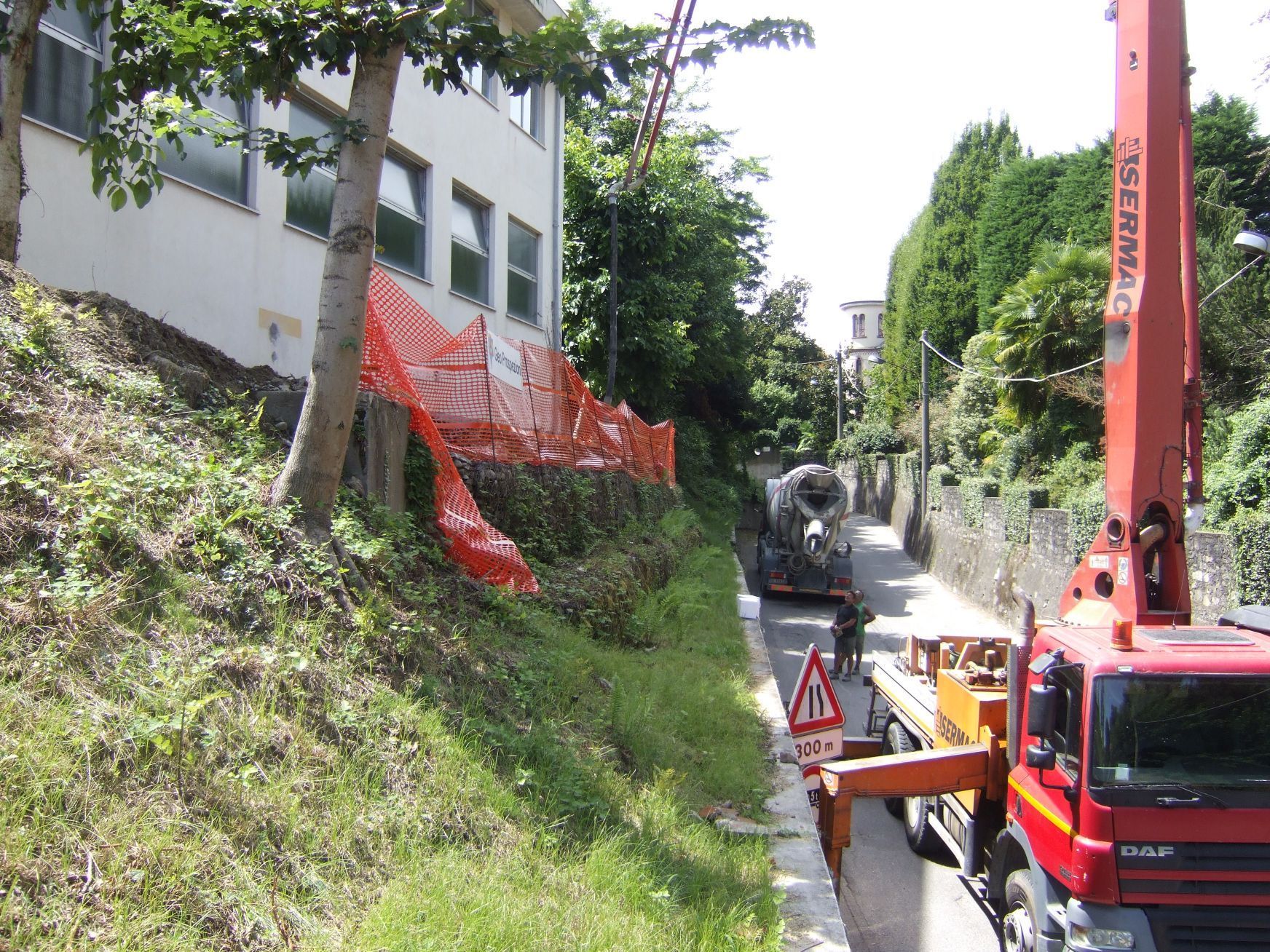 Un camion rosso 