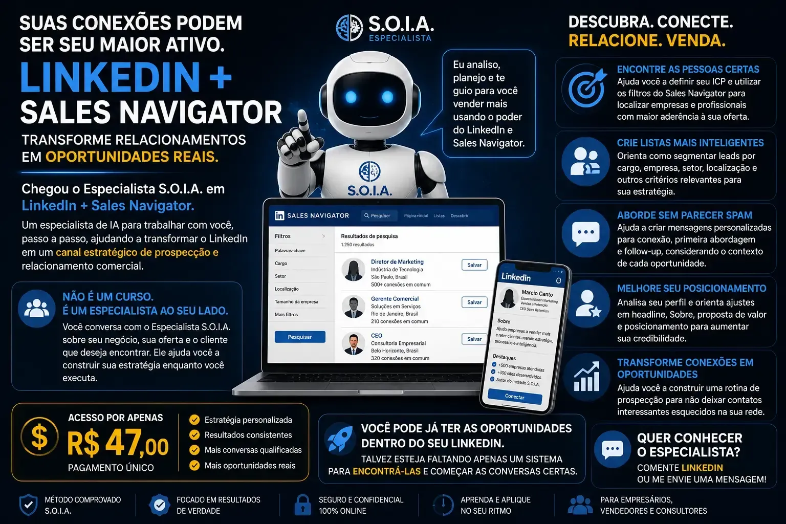 Agente Especialista em LinkedIn e Sales Navigator