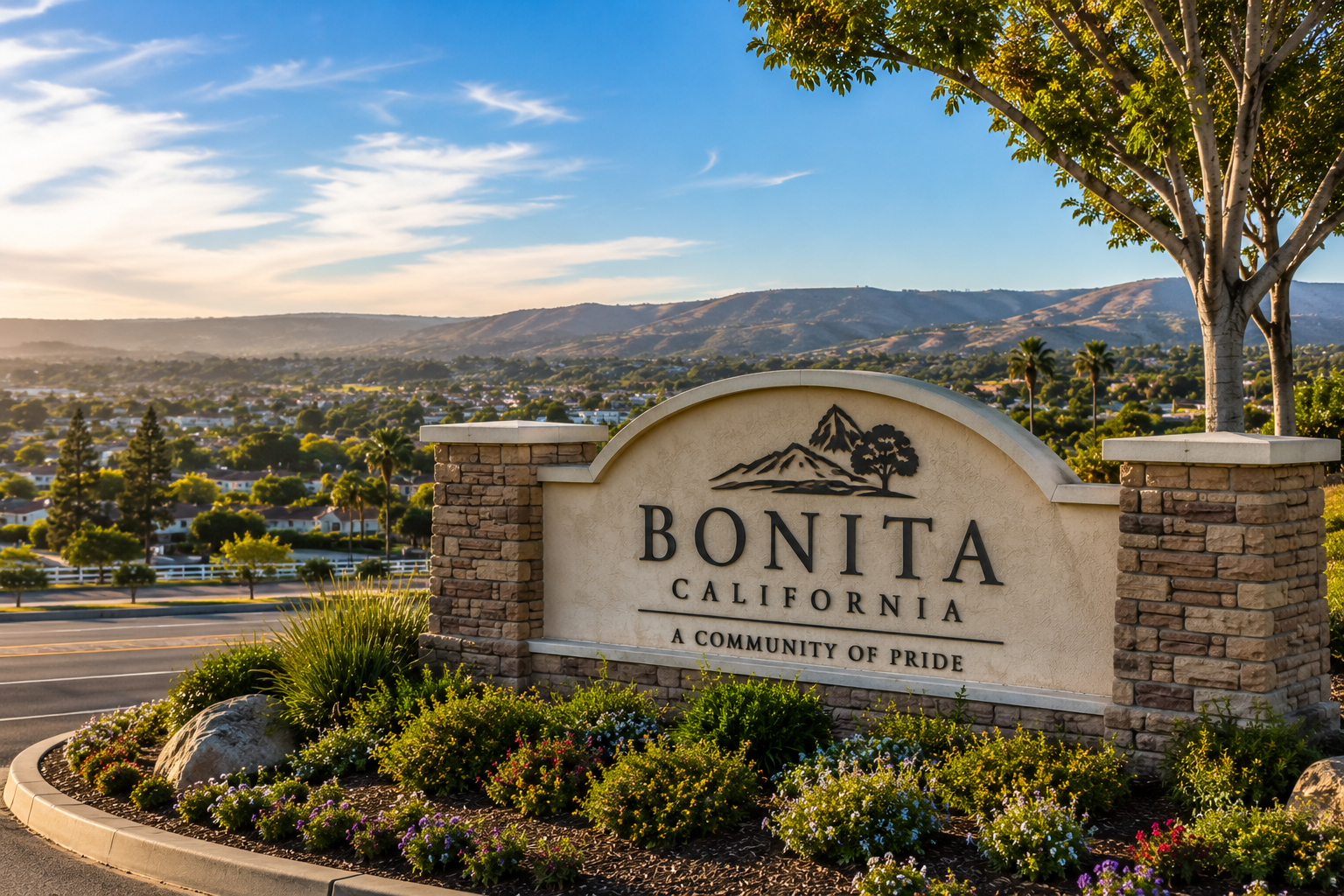 Bonita CA luxury homes and peaceful community lifestyle
