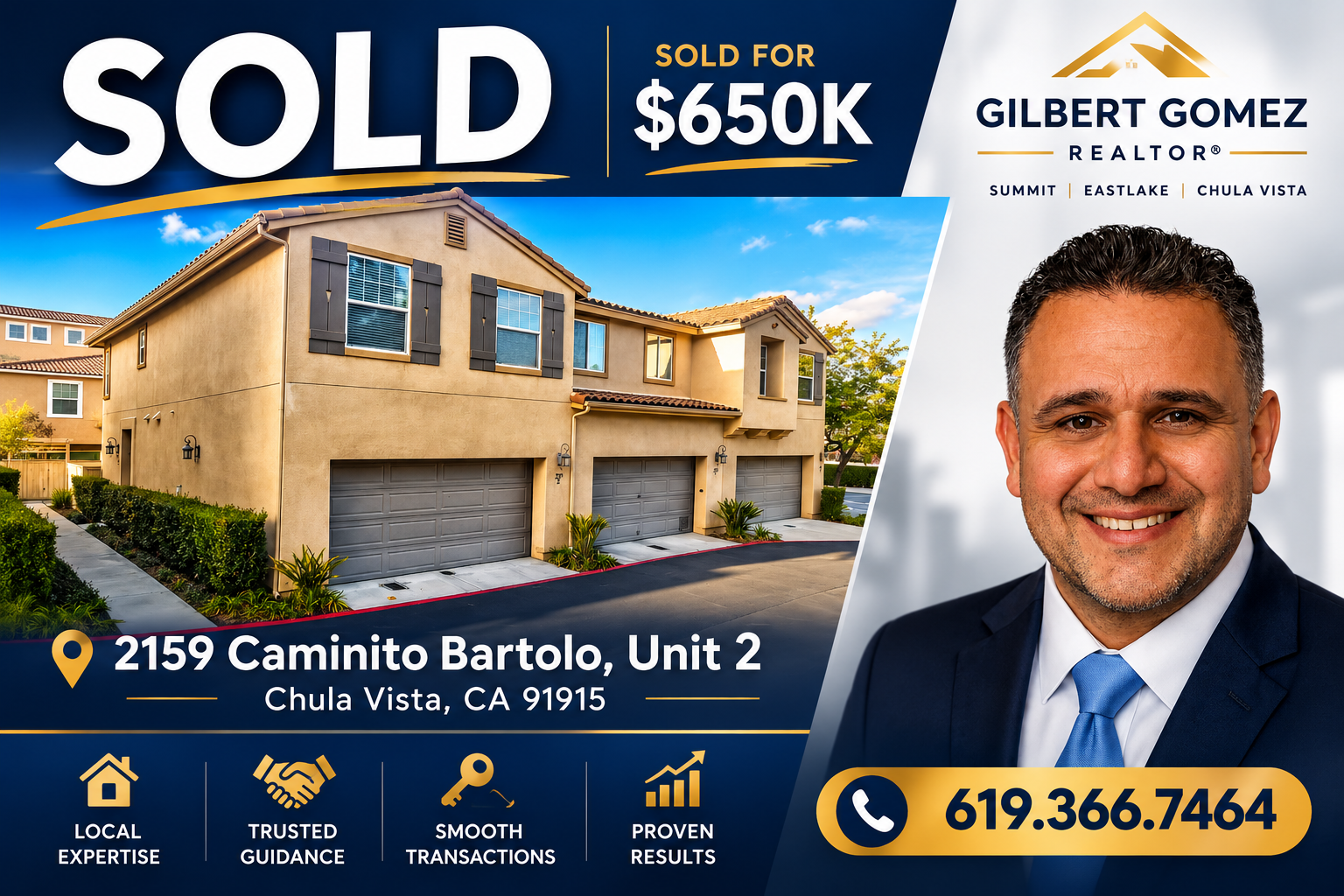 sold property by Gilbert Gomez Realtor Chula Vista eastlake