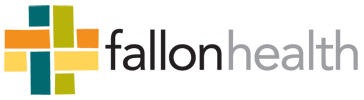 Fallon Health logo: a colorful cross shape next to the text 