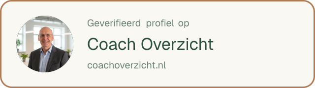 Coach Overzicht website badge Johan F. Reinhoudt, Tijdloos Coachen
