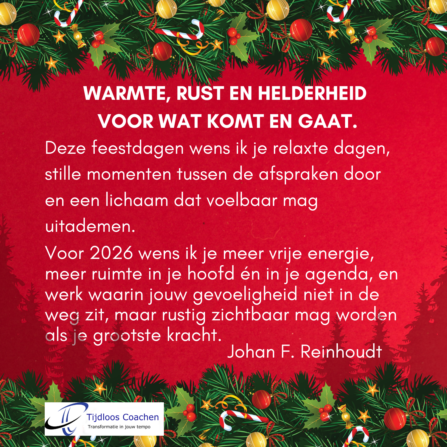 Wanneer je merkt dat er meer moet zijn dan overleven - kerst en nieuwjaarsboodschap - waar die stille vraag vandaan komt