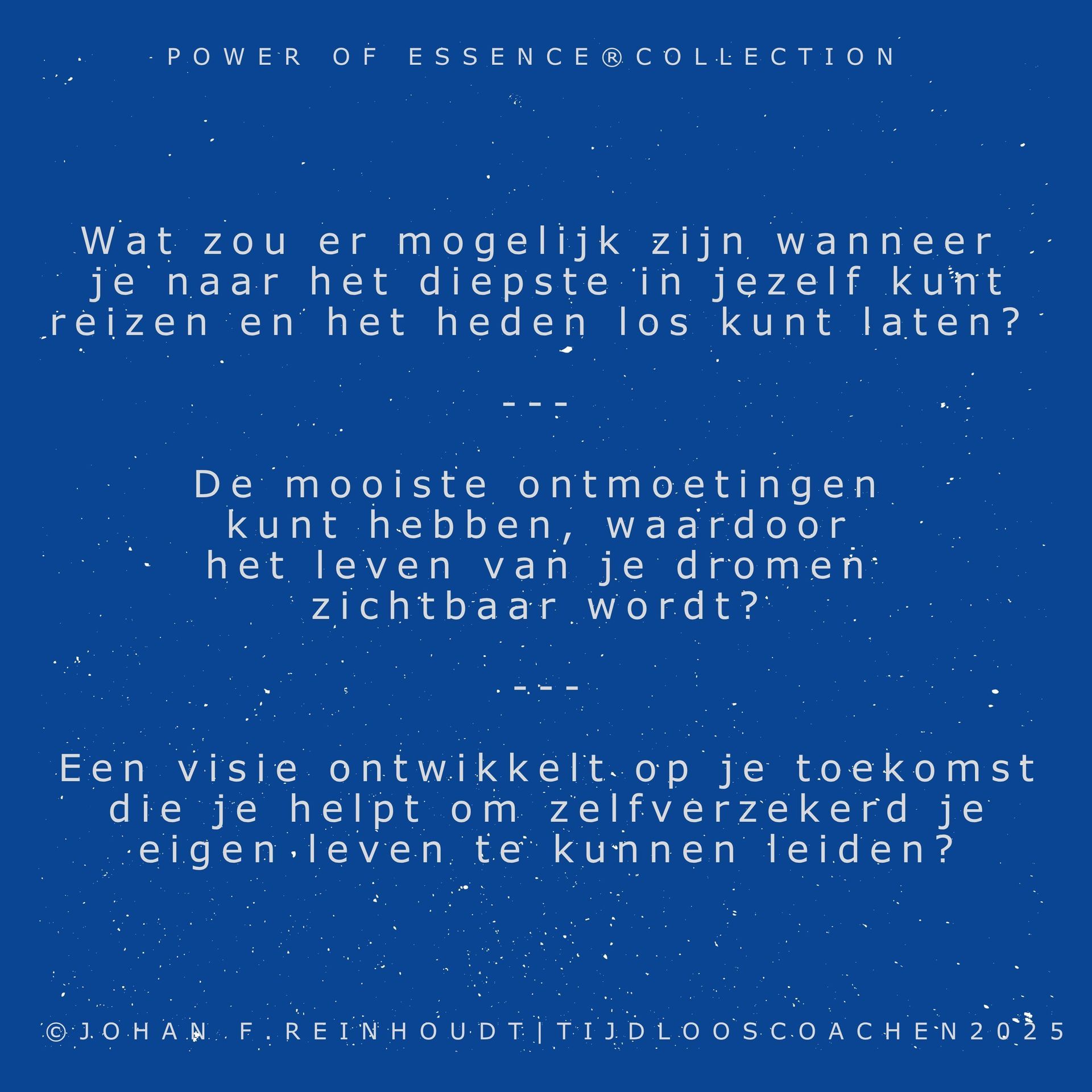 CD-hoes voorkant toekomstvisie op het leven van je dromen met ronde metaforische afbeelding op donkerblauwe achtergrond
