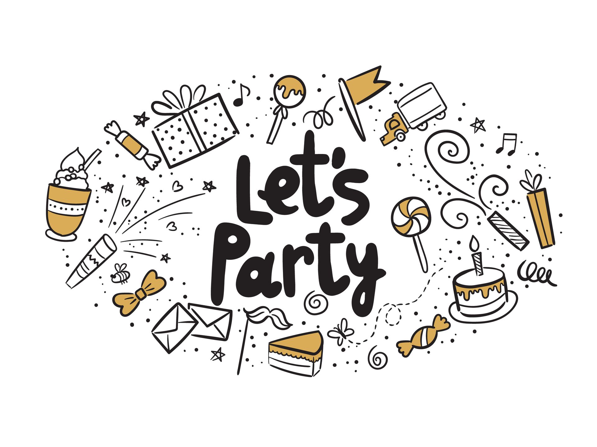 Let's party - teveel leidt tot overprikkeling voor de HSP.
