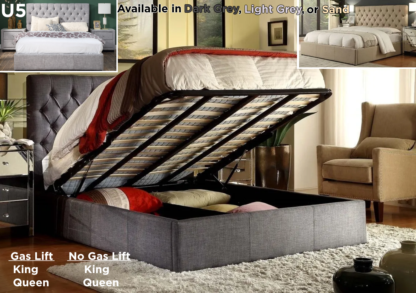 Upholstered Beds in Lismore Bryants Beds & Mattresses