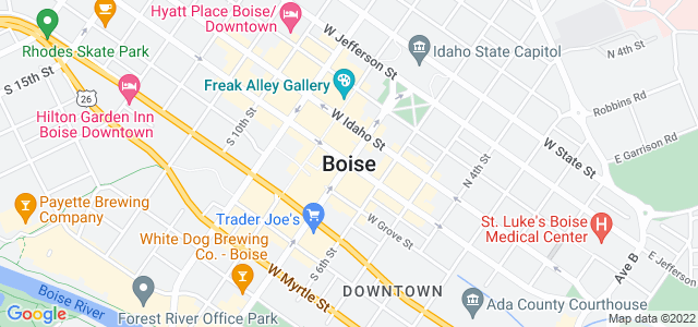 Map of business location