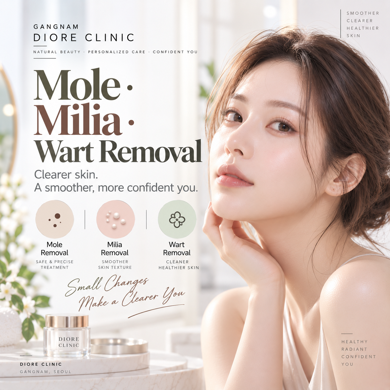 Mole · Milia · Warts