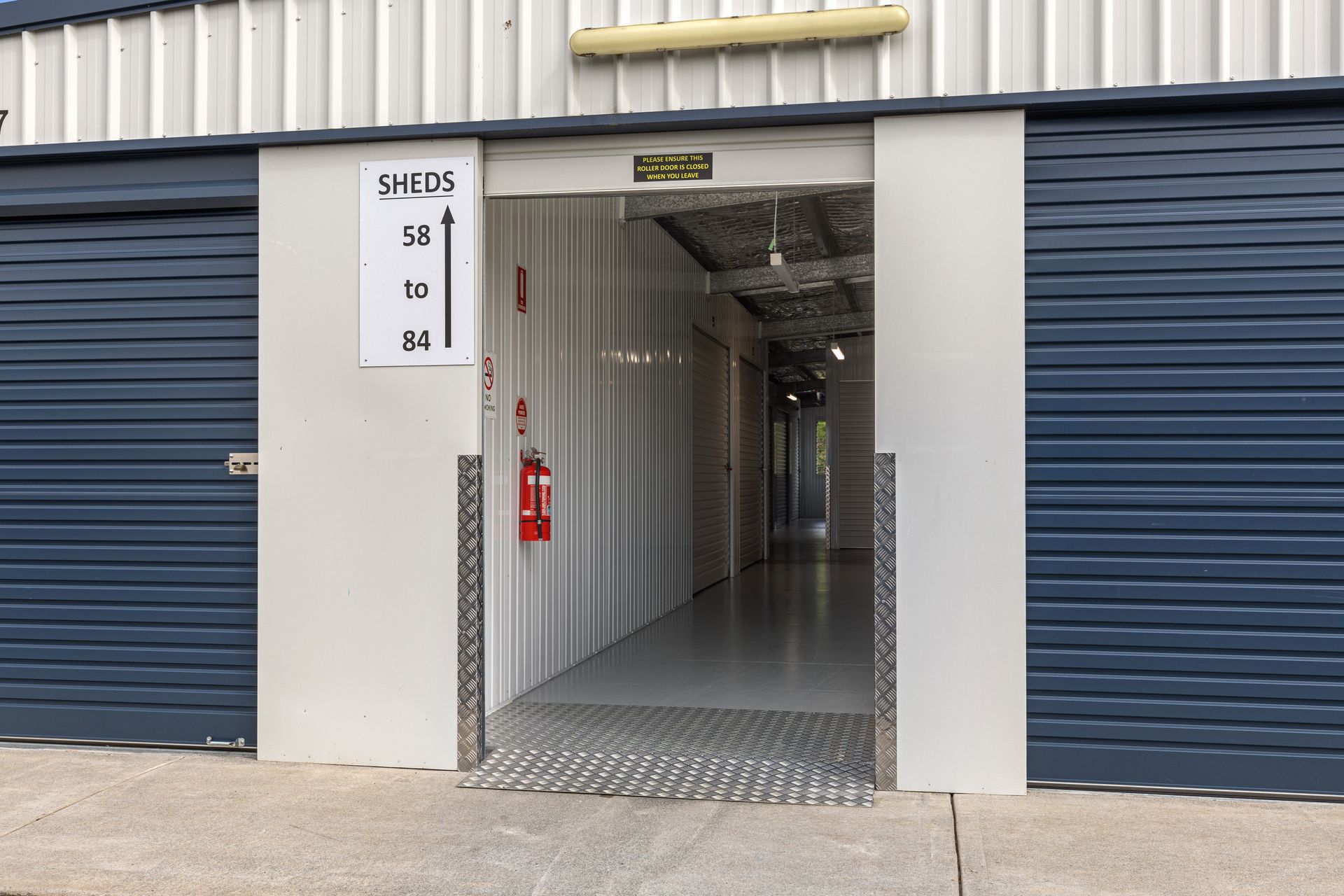 Entrance to Shed