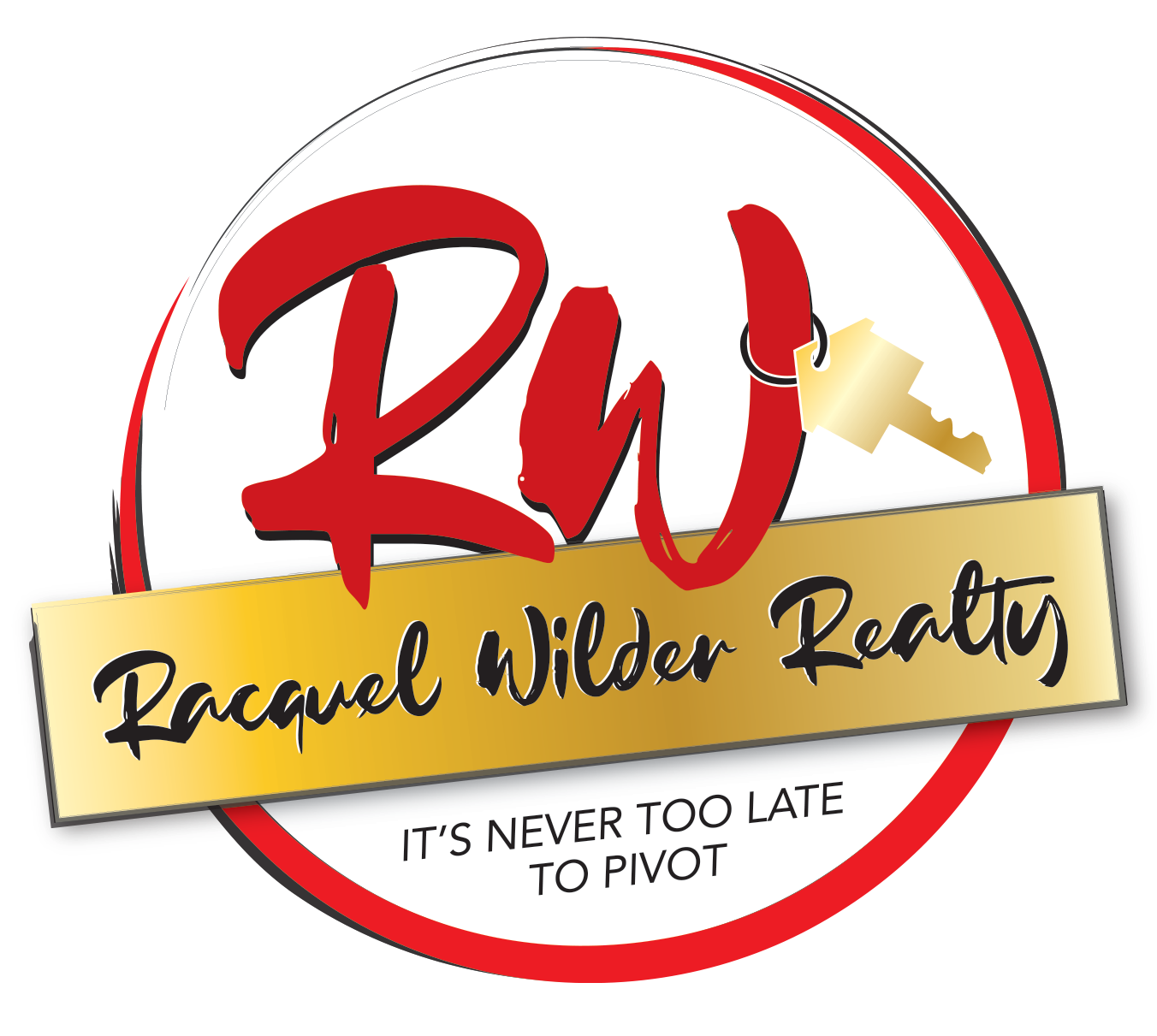 Logo for Raquel Wilder Realty, featuring 