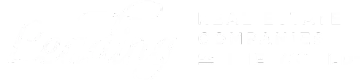 White logo reading