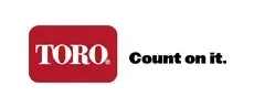 The Toro logo in a red rounded square, with the words 