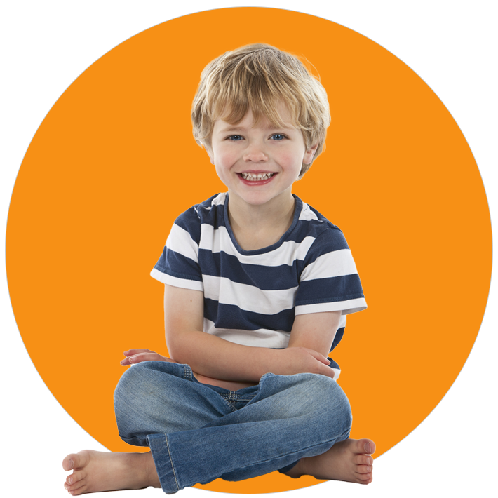 Small Boy Sitting Crossed Legged | Raynham, MA | Sunflower Development Center LLC