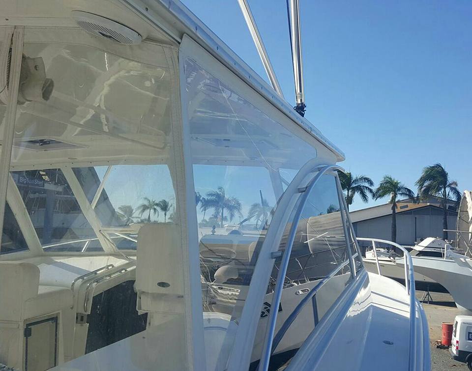 Boat Clear Glass — Coastal Coverings In Smithfield, QLD