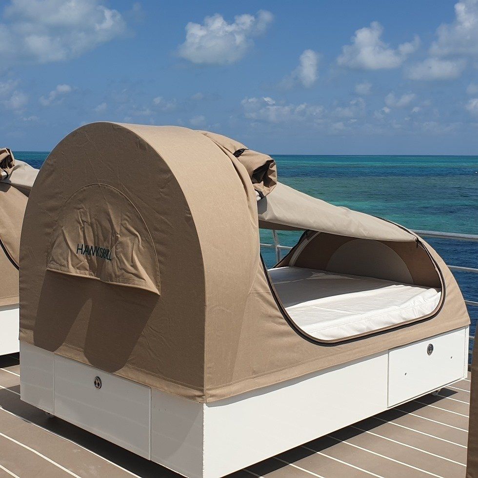 Custom Upholstery Boat — Coastal Coverings In Smithfield, QLD