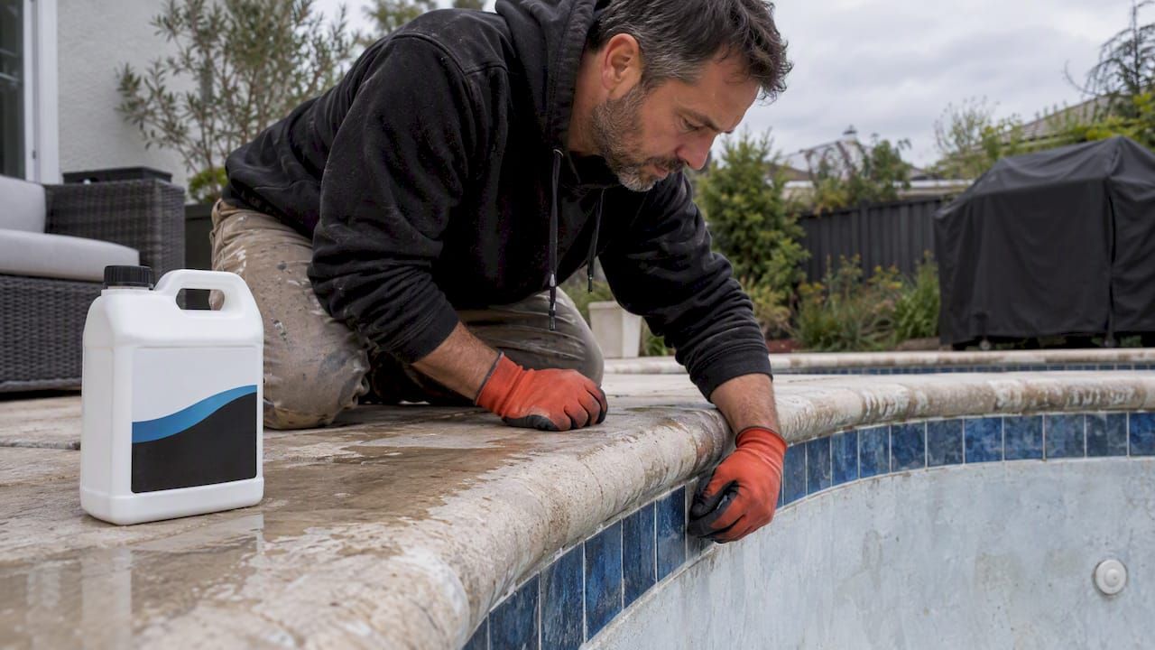 Eco-friendly pool grout sealer