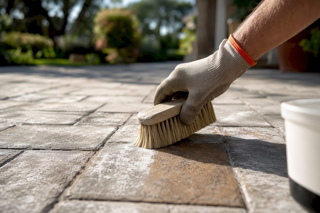 Efflorescence removal from pavers