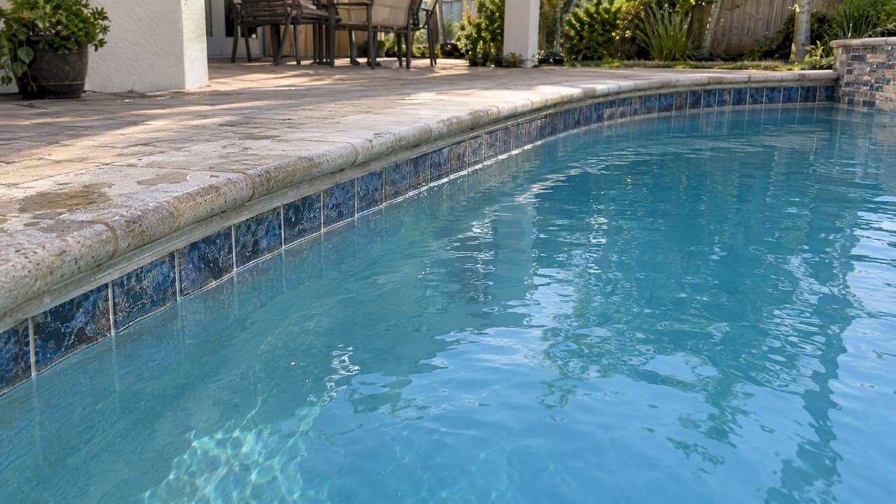 Pool tile calcium scale removal