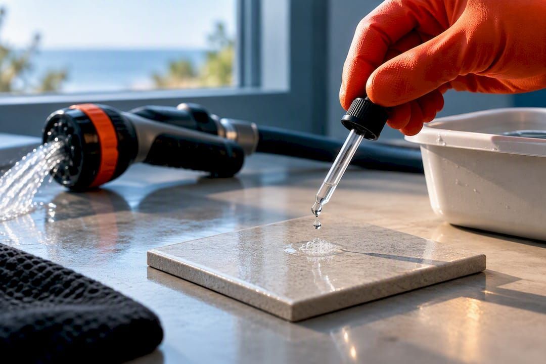 Tile drop test