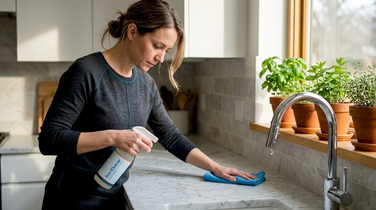 eco-friendly pool tile cleaning