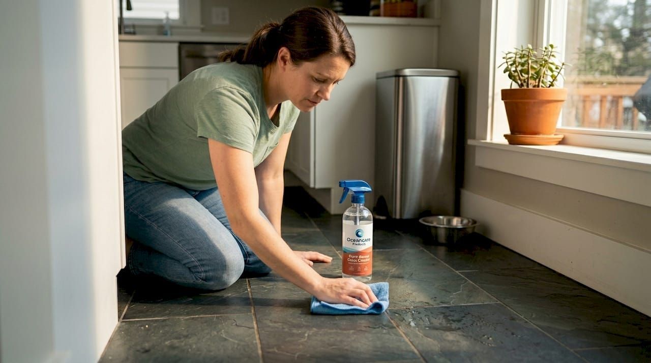 eco-friendly tile cleaning routine
