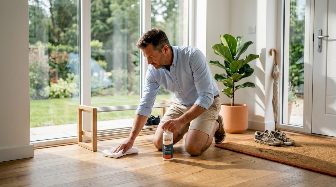 pH-neutral cleaner on granite