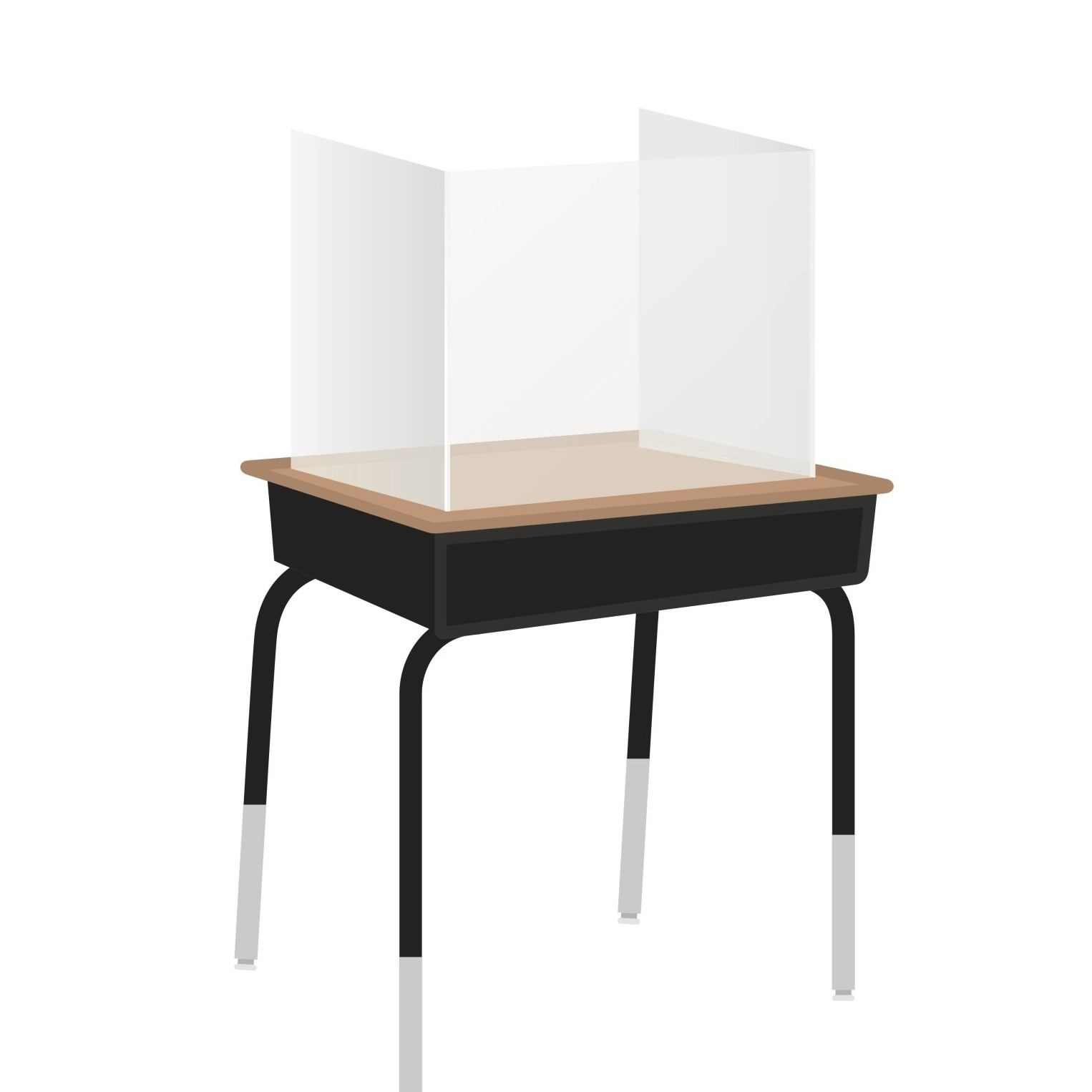 Standard Student Desk Shield